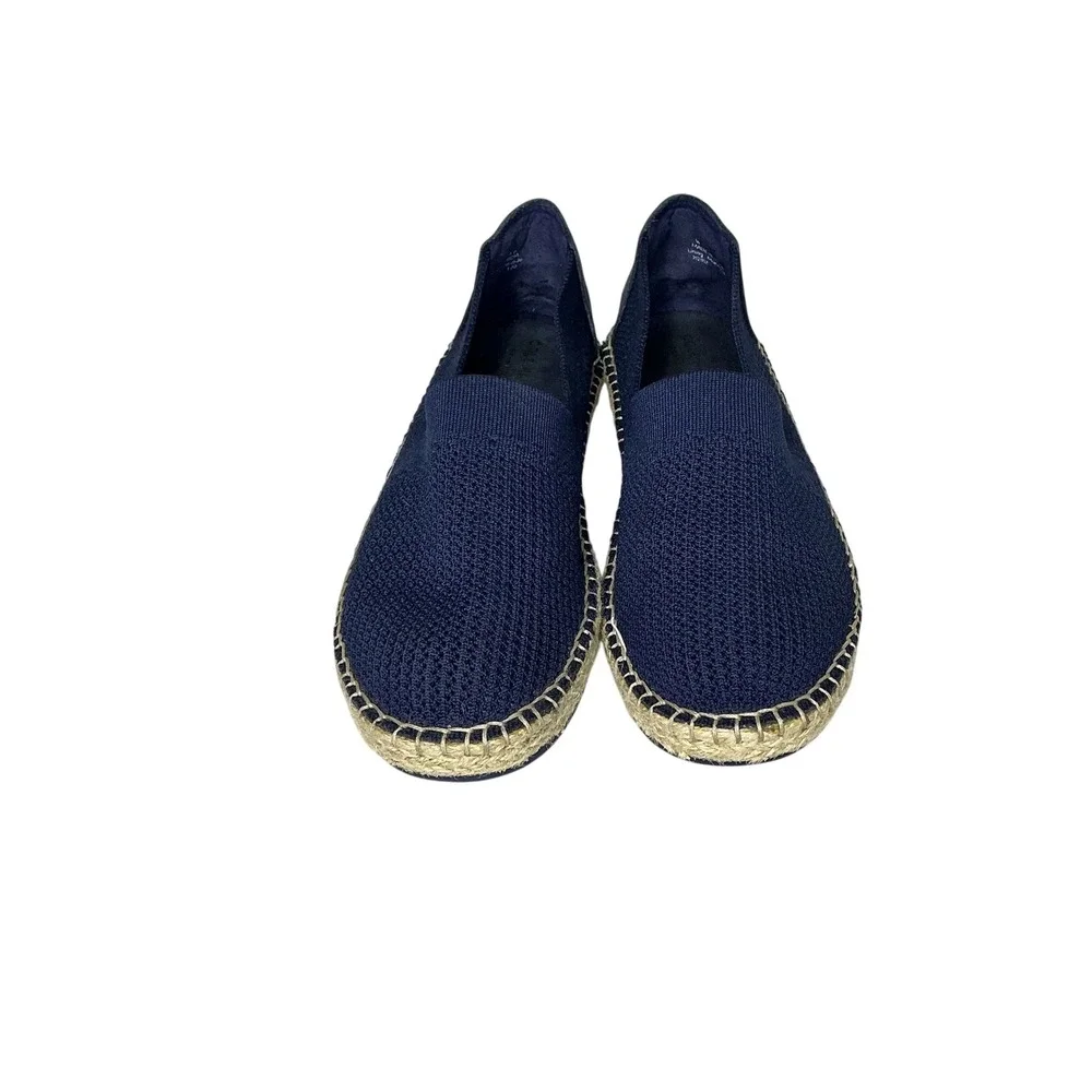 Cole Haan Cloudfeel Navy Blue Knit Espadrille Grand.OS Flats Slip On Shoe 9